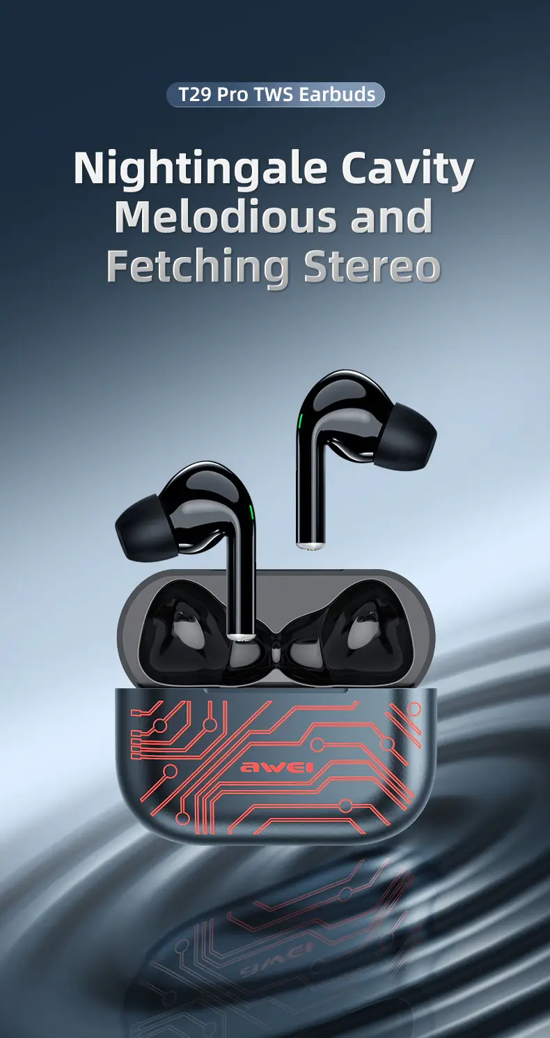 Awei T29 Pro True Wireless In-Ear Earbuds