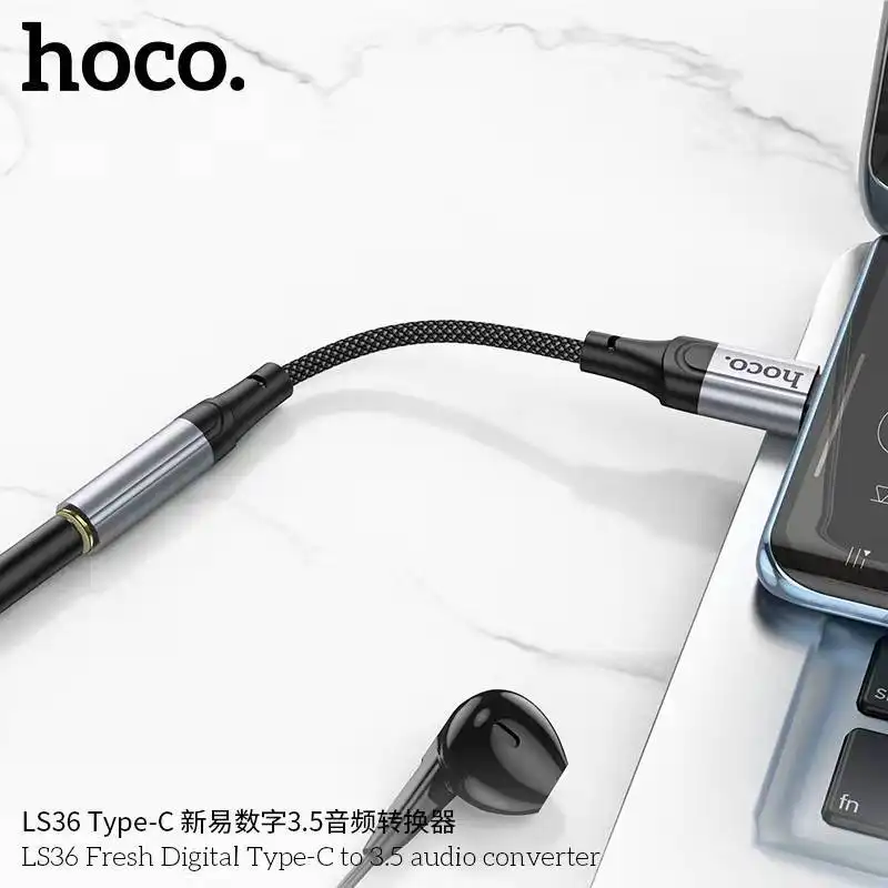 Hoco LS36 USB-C to 3.5mm Audio Adapter for Headphones