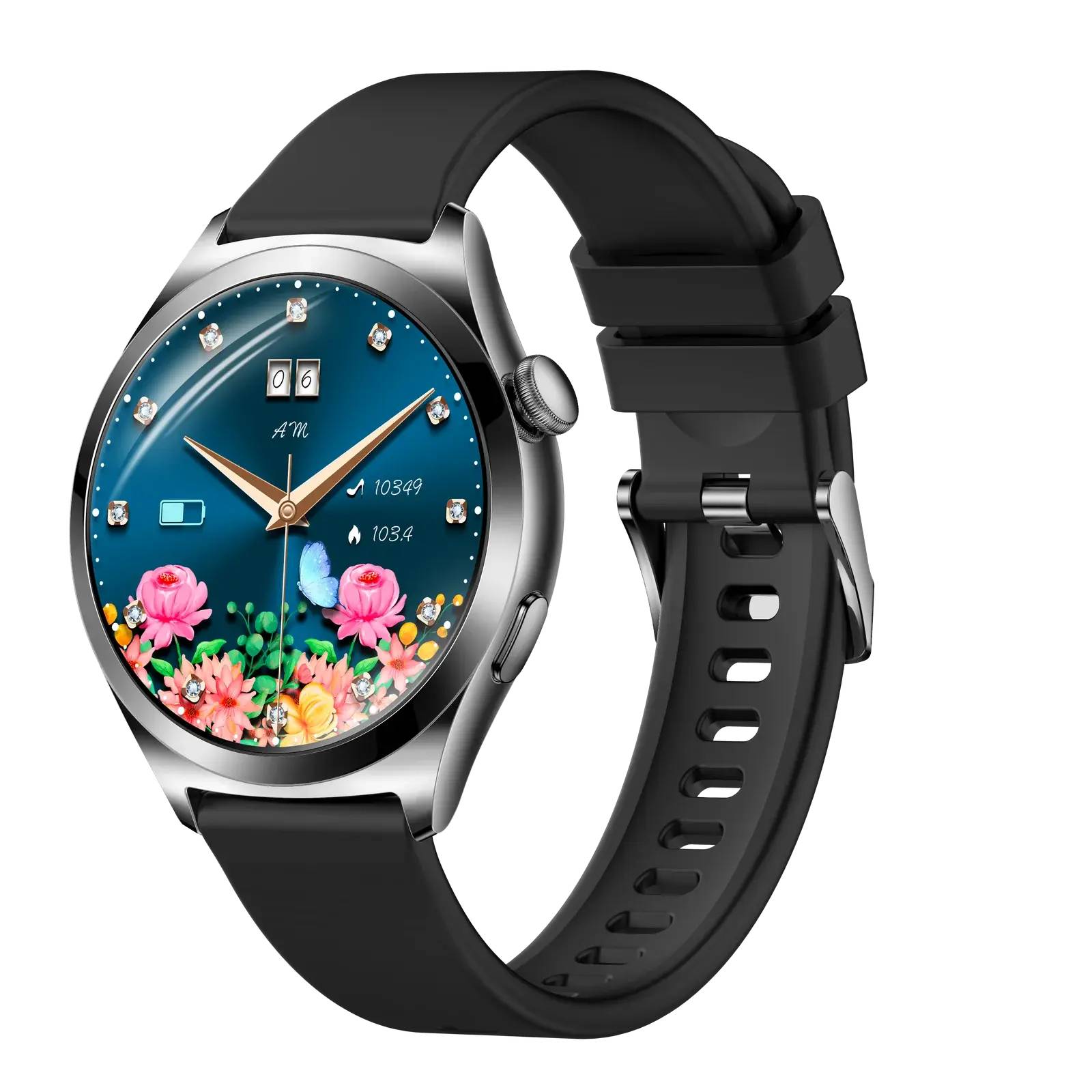 YES Ariel Nova Smartwatch for Women with Health & Fitness Tracking and IP68 Water Resistance