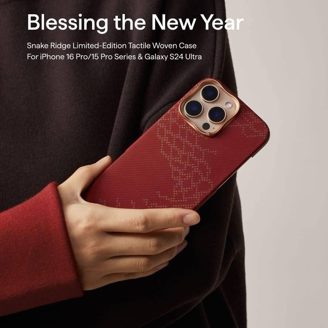 Pitaka Snake Ridge Case For iPhone 16 Pro Max (Sunny Day)