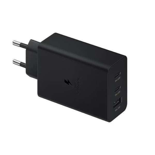 Samsung EP-T6530 65W PD Power Adapter Trio with USB-A & Dual USB-C Ports