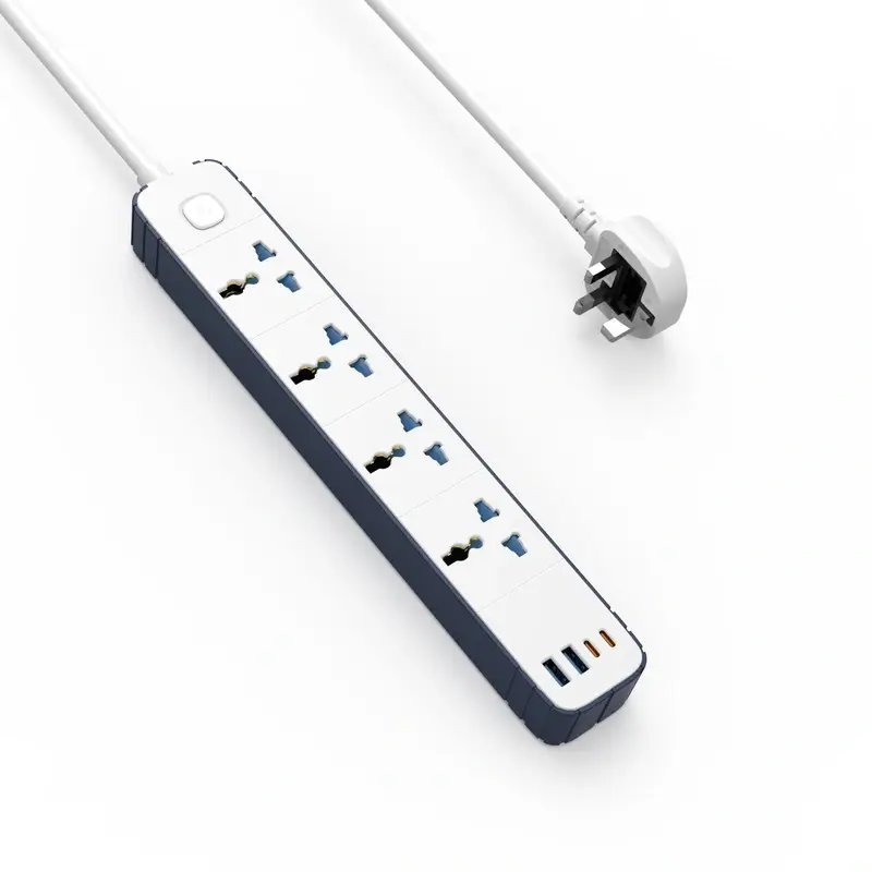 WiWU Wi-S007 PS422 8-in-1 GaN 20W Fast Charging Power Strip