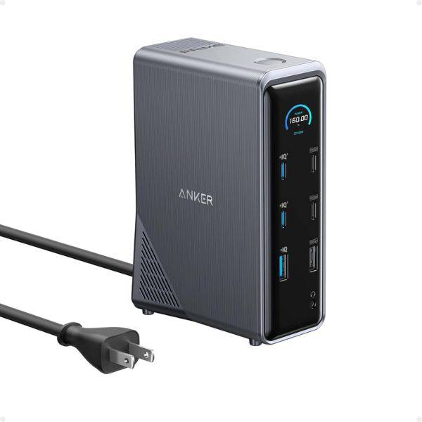 Anker Prime 14-in-1 160W Dual Display Docking Station with Digital Power Display Anker Prime 14-in-1 160W Dual Display Docking Station with Digital Power Display