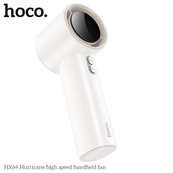 Hoco HX64 Hurricane High-Speed Portable Handheld Fan Hoco HX64 Hurricane High-Speed Portable Handheld Fan