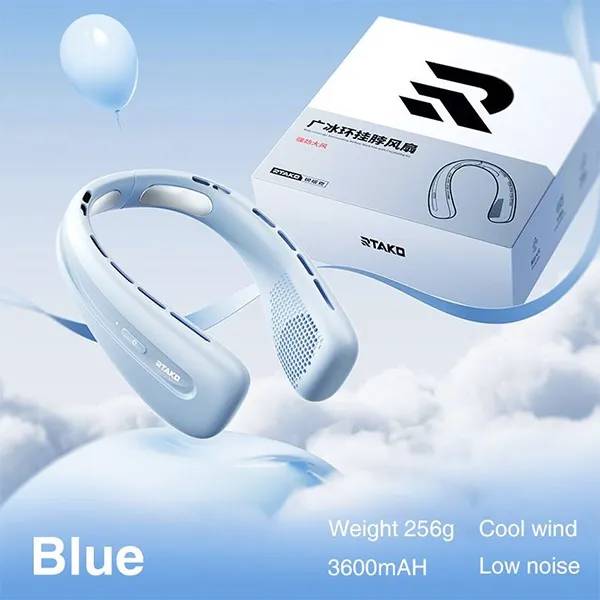 Rtako N03 Ice Ring Portable Neck Hanging Fan