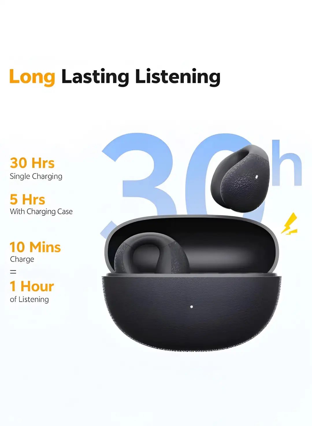 QCY Crossky C10 Open-Ear Clip Earbuds