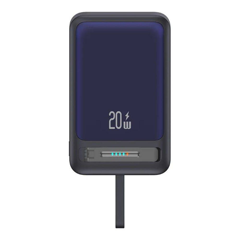 USAMS US-CD219 10000mAh Magnetic Wireless Fast Charging Power Bank & Built-in Type-C Cable USAMS US-CD219 10000mAh Magnetic Wireless Fast Charging Power Bank & Built-in Type-C Cable