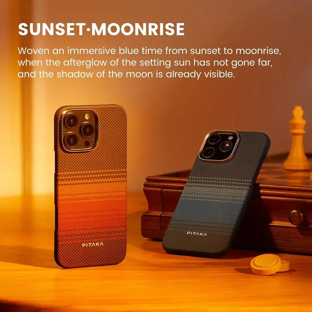 Pitaka Moonrise Tactile Woven Case for iPhone 16 Pro