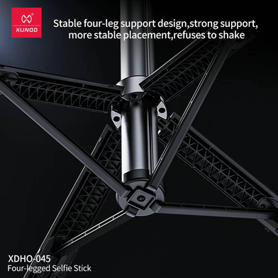 XUNDD XDHO-045 Auto-Rotatable Four-Legged Selfie Stick