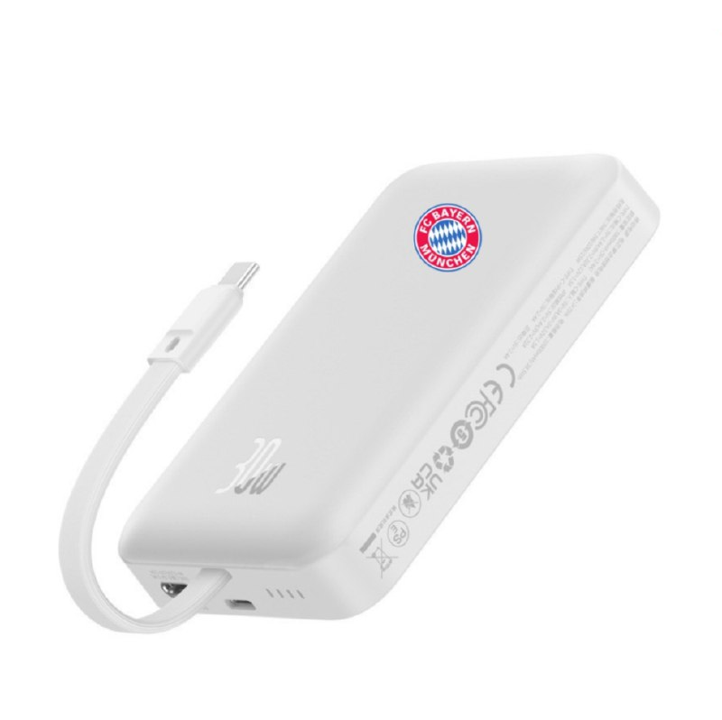 Baseus Mini 10,000mAh 30W Magnetic Power Bank FC Bayern Edition