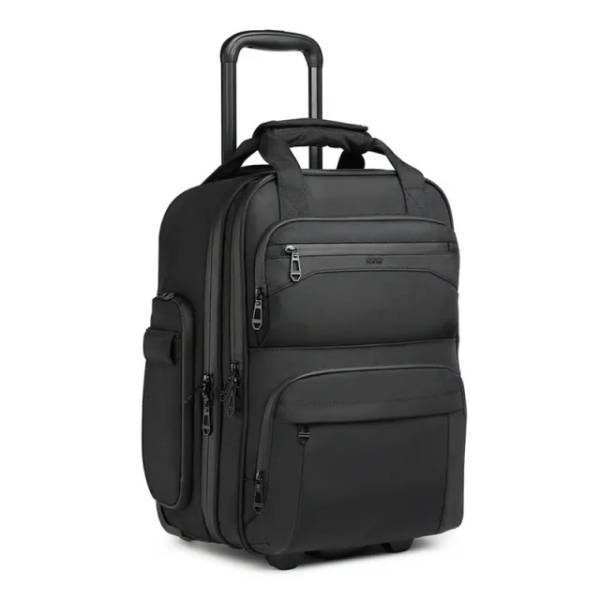Ozuko 9699 Luxury 18-Inch Trolley Bag with Anti-Theft Lock Underseat Carry-On with Wheels Ozuko 9699 Luxury 18-Inch Trolley Bag with Anti-Theft Lock Underseat Carry-On with Wheels