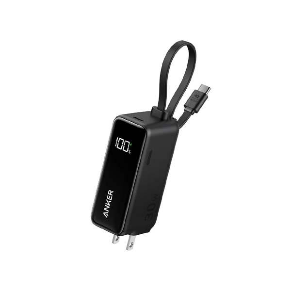 Anker A1636 30W 5000mAh Power Bank Fusion Built-In USB-C Cable