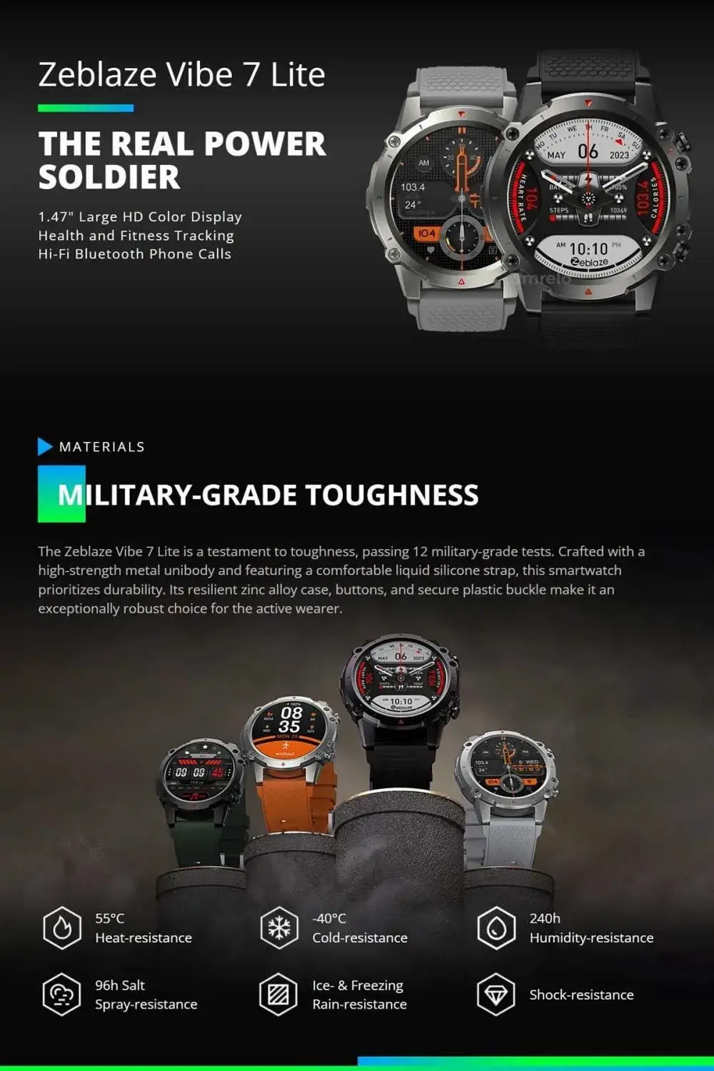 Zeblaze Vibe 7 Lite Smart Watch