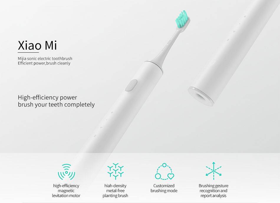 Xiaomi Dr.Bei C1 Sonic Electric Toothbrush Rechargeable & High-Frequency Cleaning