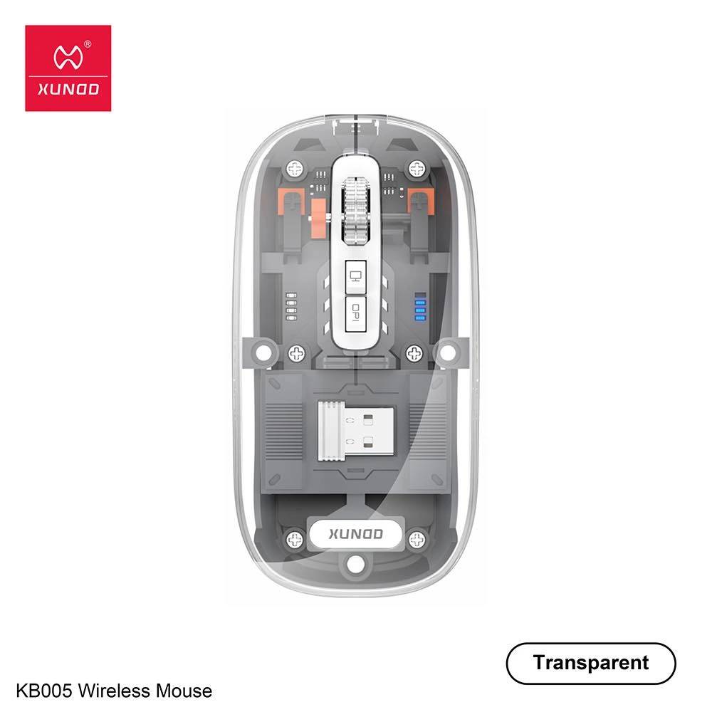 XUNDD KB005 Wireless Transparent Optical Mouse XUNDD KB005 Wireless Transparent Optical Mouse