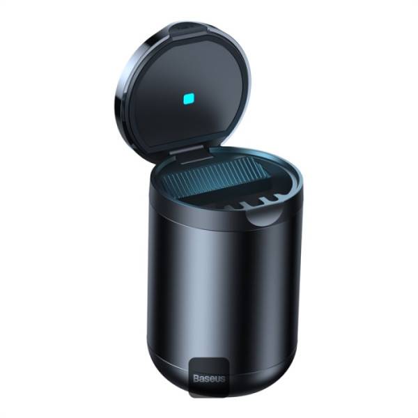 Baseus Premium Aluminum Alloy Car Ashtray with Waterproof Design and Built-in LED Light