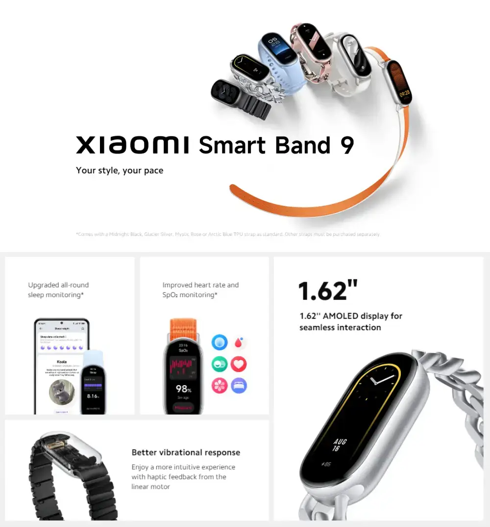 Xiaomi Mi Smart Band 9 Global Version