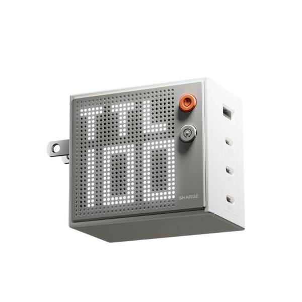 SHARGE Pixel S1E 100W GaN USB-C Charger 4-Port Fast PD 3.0 Charging with Dot-Matrix Display 