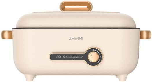 Zhenmi ED4001 4L Multi-Function Electric Cooking Pot with Non-Stick Pan 1500W