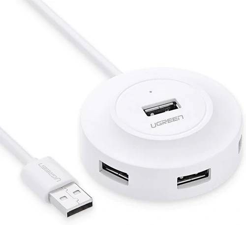 UGREEN CR106 USB 2.0 4-Port Hub with 1M Cable 50260
