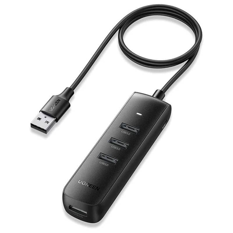 UGREEN 20486 USB 3.0 Hub 4-Port Data Transfer Adapter 0.5m Cable