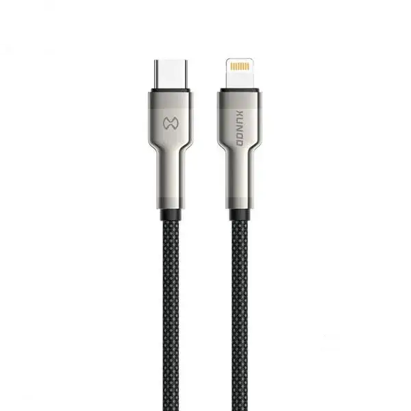 XUNDD XDDC-037 Zinc Alloy Braided 60W USB-C to USB-C Fast Charging Data Cable