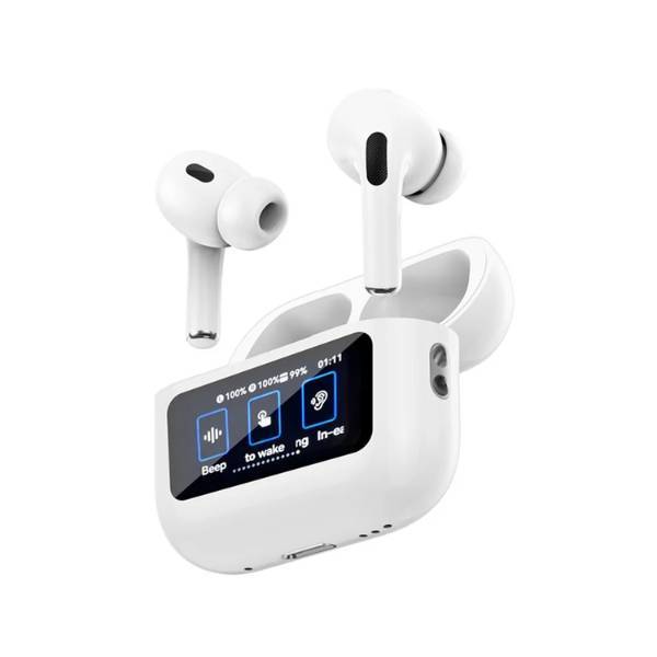 WiWU T22 ANC True Wireless Earbuds with LCD Touch Control Charging Case WiWU T22 ANC True Wireless Earbuds with LCD Touch Control Charging Case