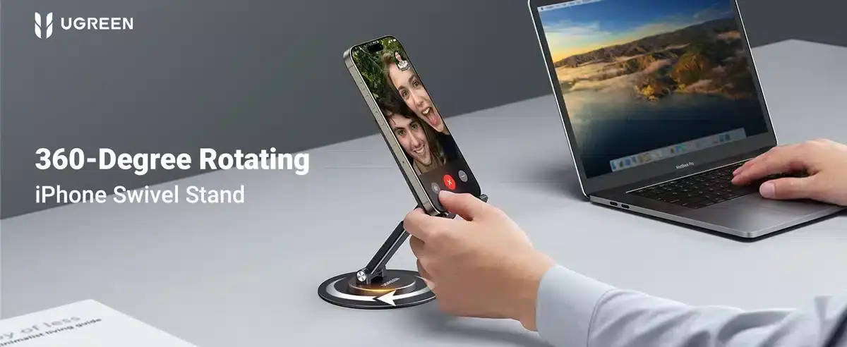 UGREEN LP805 360° Rotating Desktop Phone Stand 35152