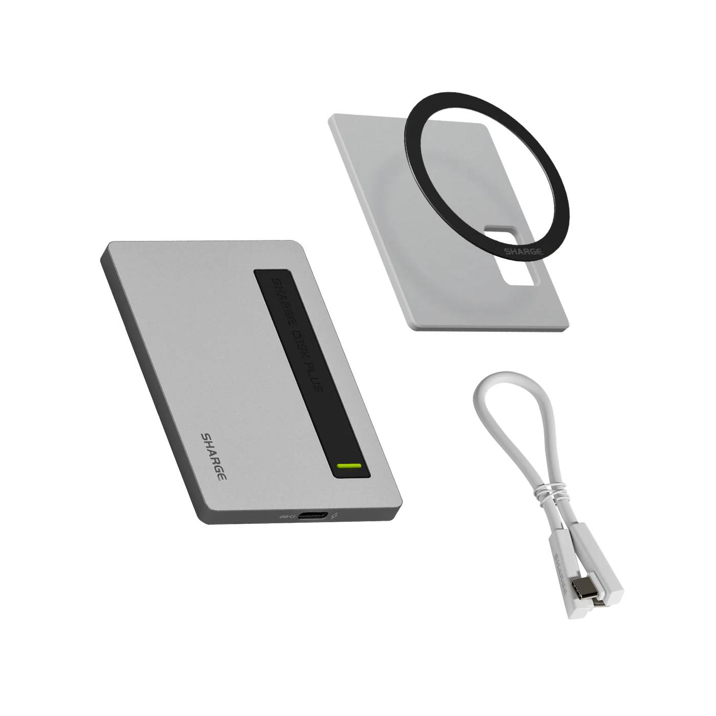 Sharge Disk Plus SD002 USB-C 3.2 Gen 2 M.2 NVMe SSD Enclosure 10Gbps High-Speed External Storage Case