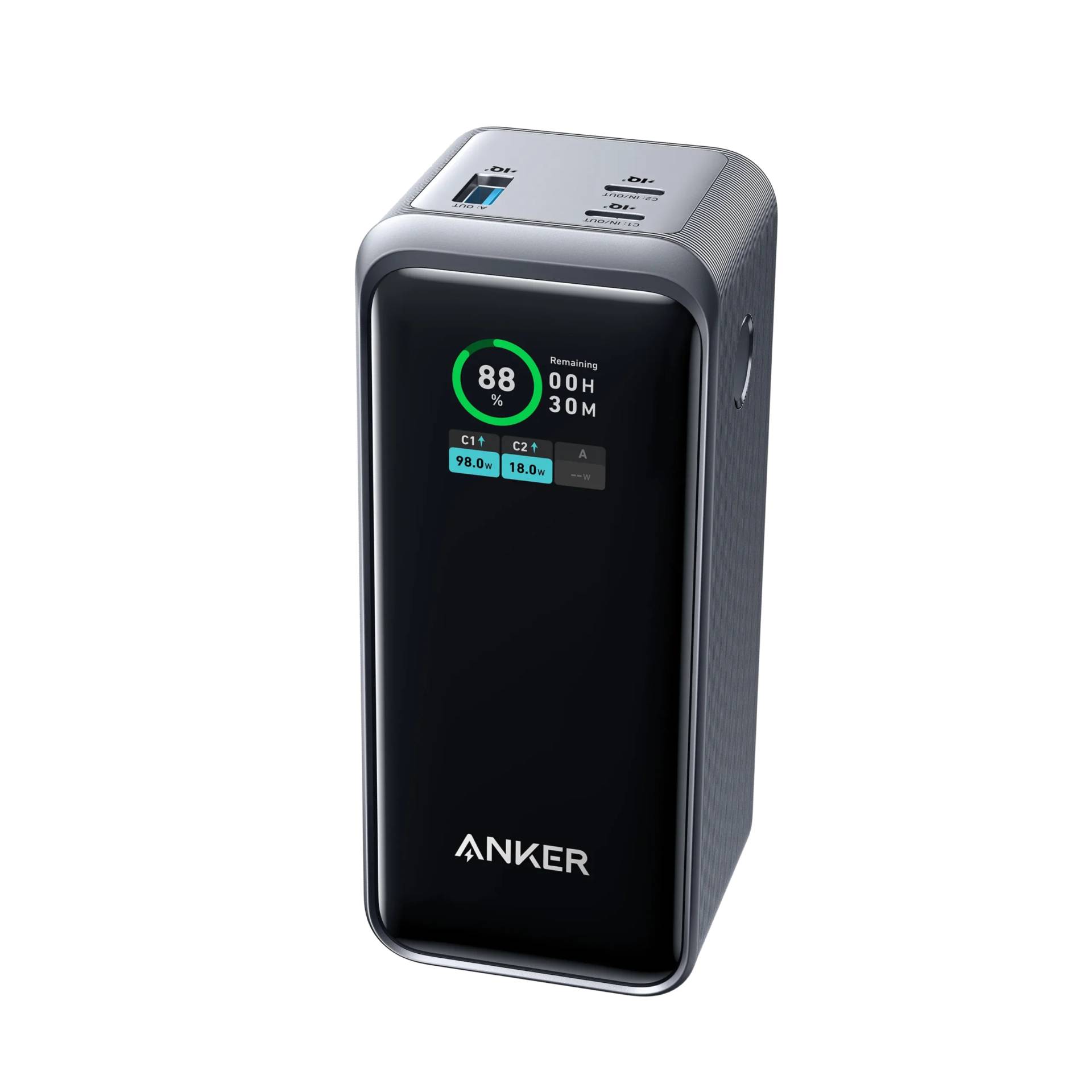 Anker Prime A1336 200W 20000mAh Power Bank with Multi-Device Fast Charging and Digital Display Anker Prime A1336 200W 20000mAh Power Bank with Multi-Device Fast Charging and Digital Display