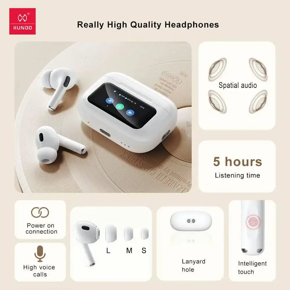XUNDD X39 Touch Screen True Wireless Earbuds