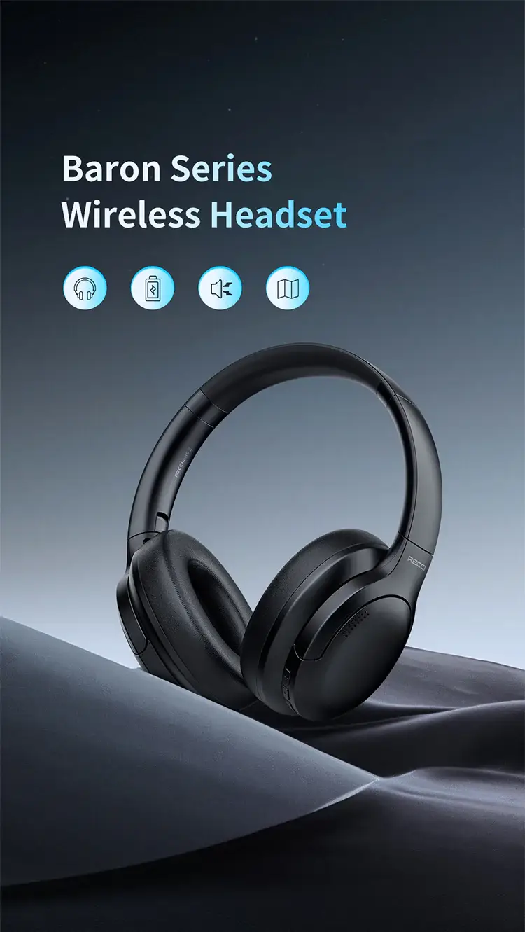 Recci REP-W59 Baron Series True Wireless Bluetooth Earbuds