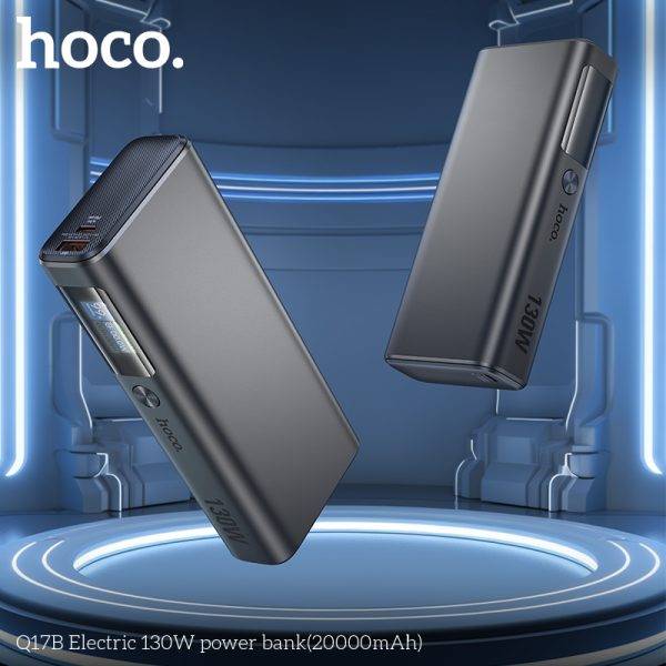 HOCO Q17B 130W Fast Charging Power Bank 20,000mAh with LED Display