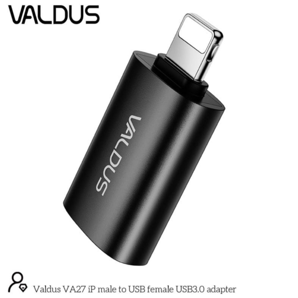 Valdus VA27 Lightning to USB Type-A OTG Converter Adapter Valdus VA27 Lightning to USB Type-A OTG Converter Adapter