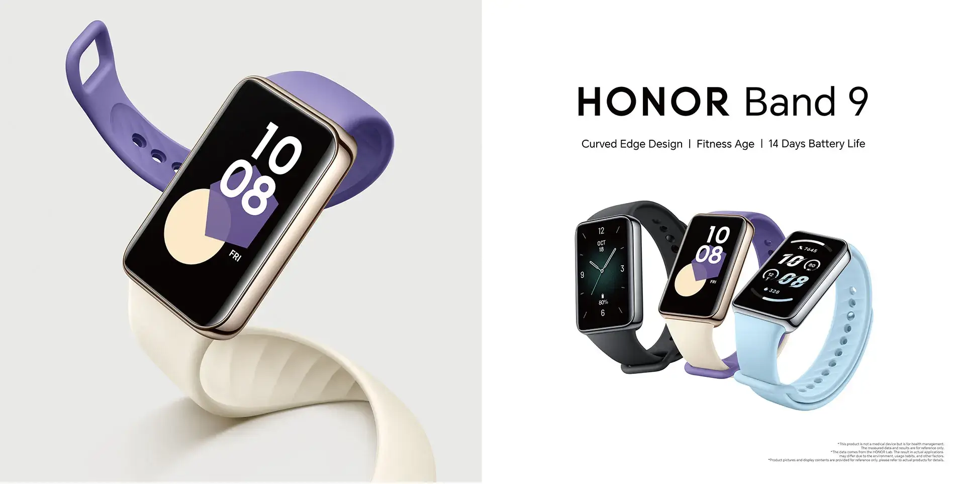 Honor Band 9 Fitness Tracker with AMOLED Display