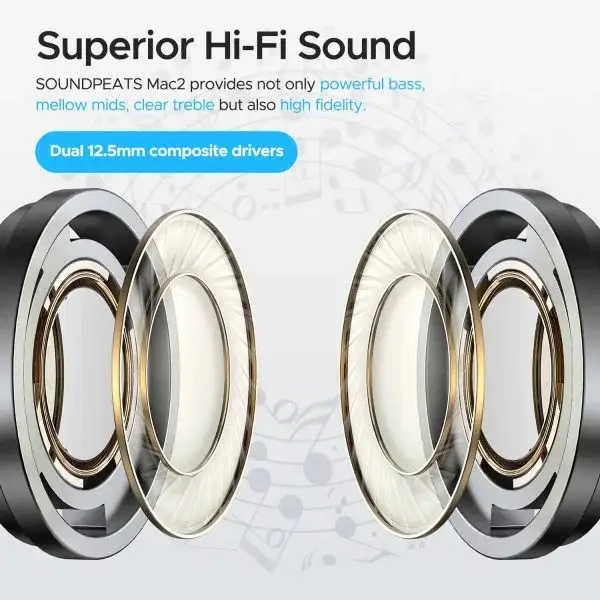 SoundPEATS MAC 2 True Wireless Earbuds