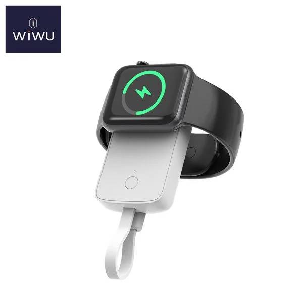 WiWU Ark 2 in 1 Dual Wireless Charging Station for Apple Watch & Qi-Enabled Devices