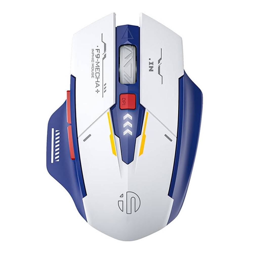 INPHIC F9 Mecha Version Rechargeable 2.4G Wireless Gaming & Office Mouse for Computer and Laptop