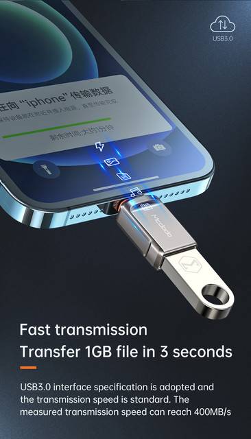 Mcdodo OT-8600 USB-A 3.0 to Lightning OTG Adapter