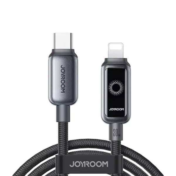 JOYROOM StarFlight S-A55 30W Type-C to Lightning Auto Power-Off Fast Charging & Data Cable 1.2m JOYROOM StarFlight S-A55 30W Type-C to Lightning Auto Power-Off Fast Charging & Data Cable 1.2m