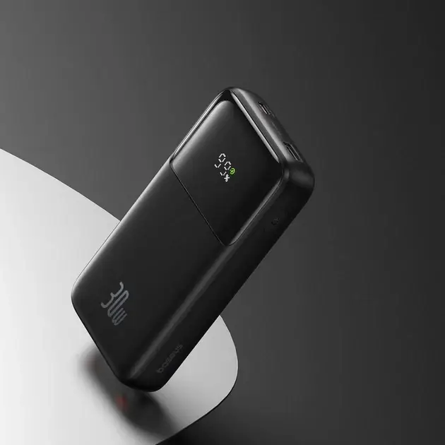 Baseus Comet Series 20000mAh 30W Dual Type-C Cable Digital Display Fast Charging Power Bank