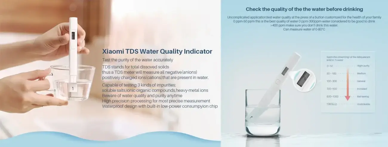 Xiaomi TDS Meter Water Quality Tester Pen