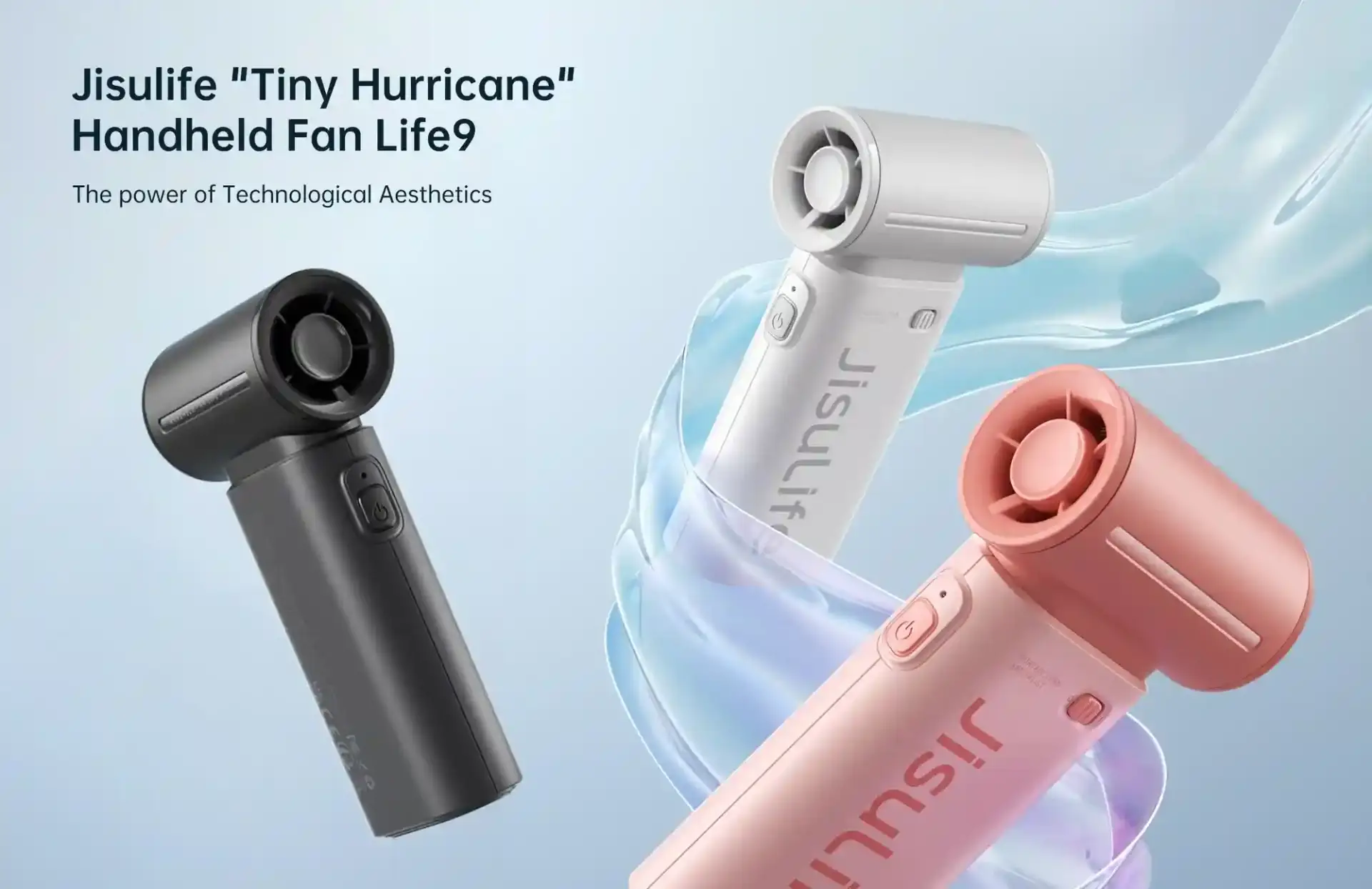 JisuLife Life9 3600mAh Handheld Fan Tiny Hurricane Power