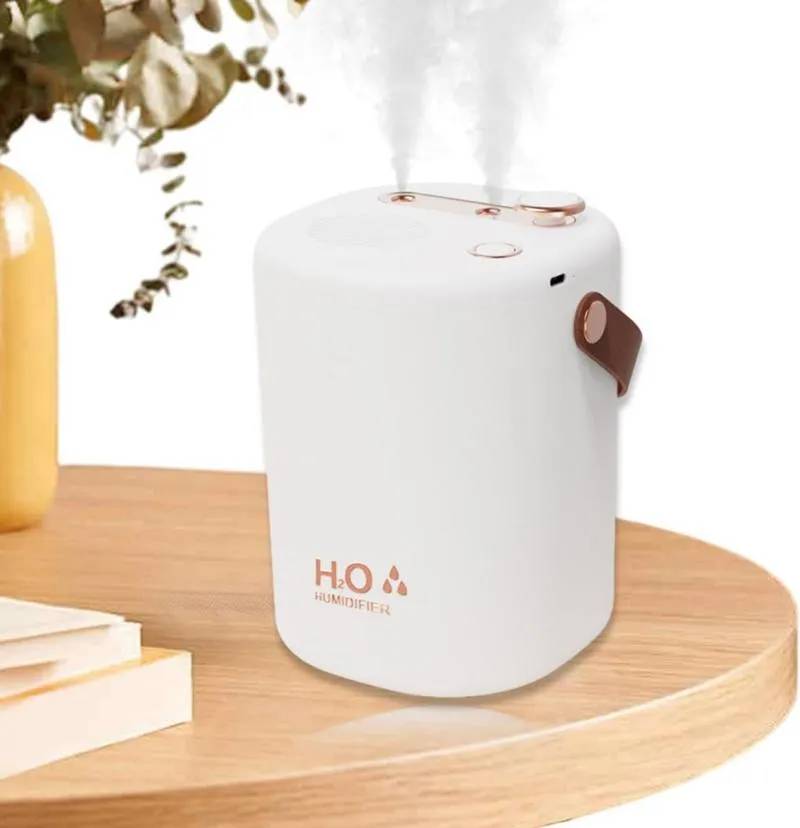Double Spray Mini Humidifier with Led Light