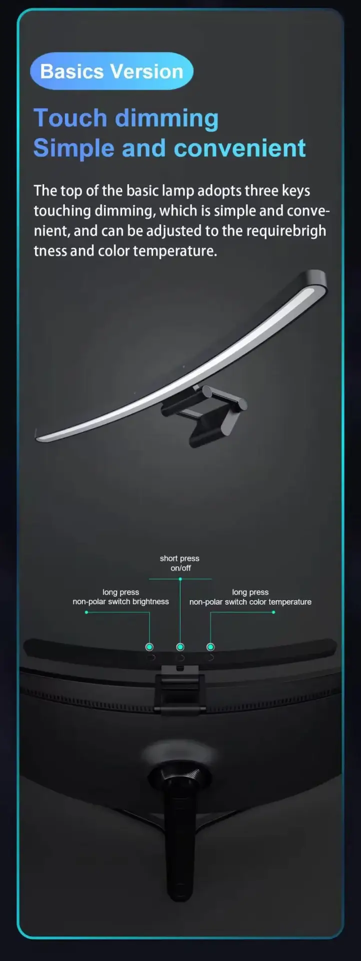 Xiaomi Lymax Curved Screen Computer Monitor Table Lamp