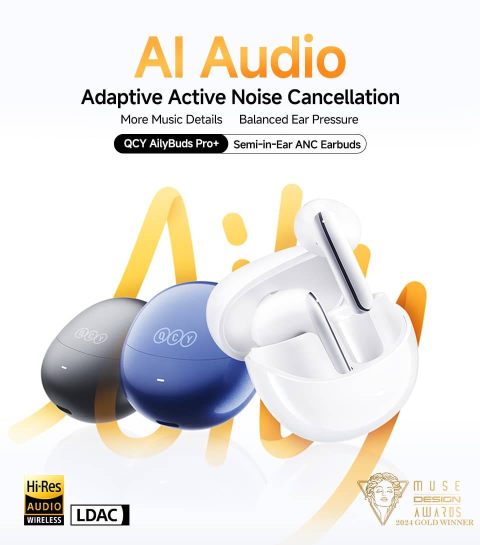 QCY HT10 AilyBuds Pro+ ANC Wireless Earphones