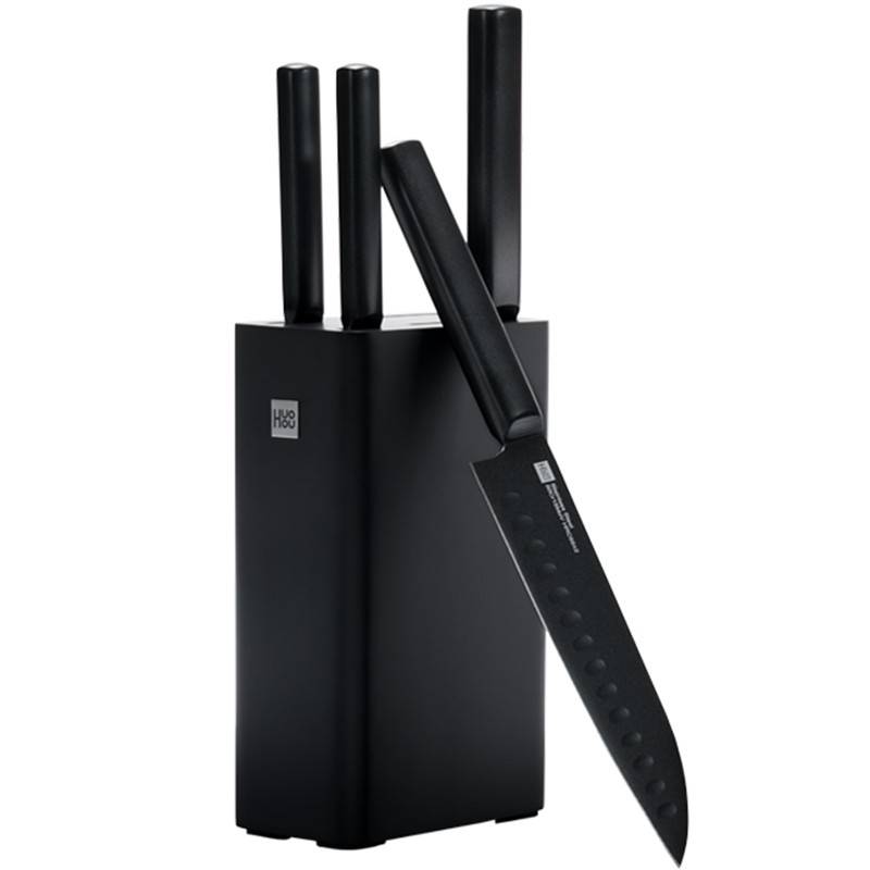 HuoHou HU0076 Non-Stick Stainless Steel Kitchen Knife 5-in-1 Combo Set HuoHou HU0076 Non-Stick Stainless Steel Kitchen Knife 5-in-1 Combo Set
