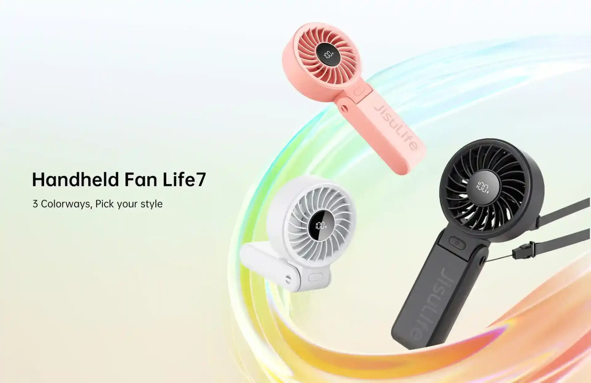 JisuLife Life7 3600mAh Handheld Fan Unleash the Power of Refreshing Air