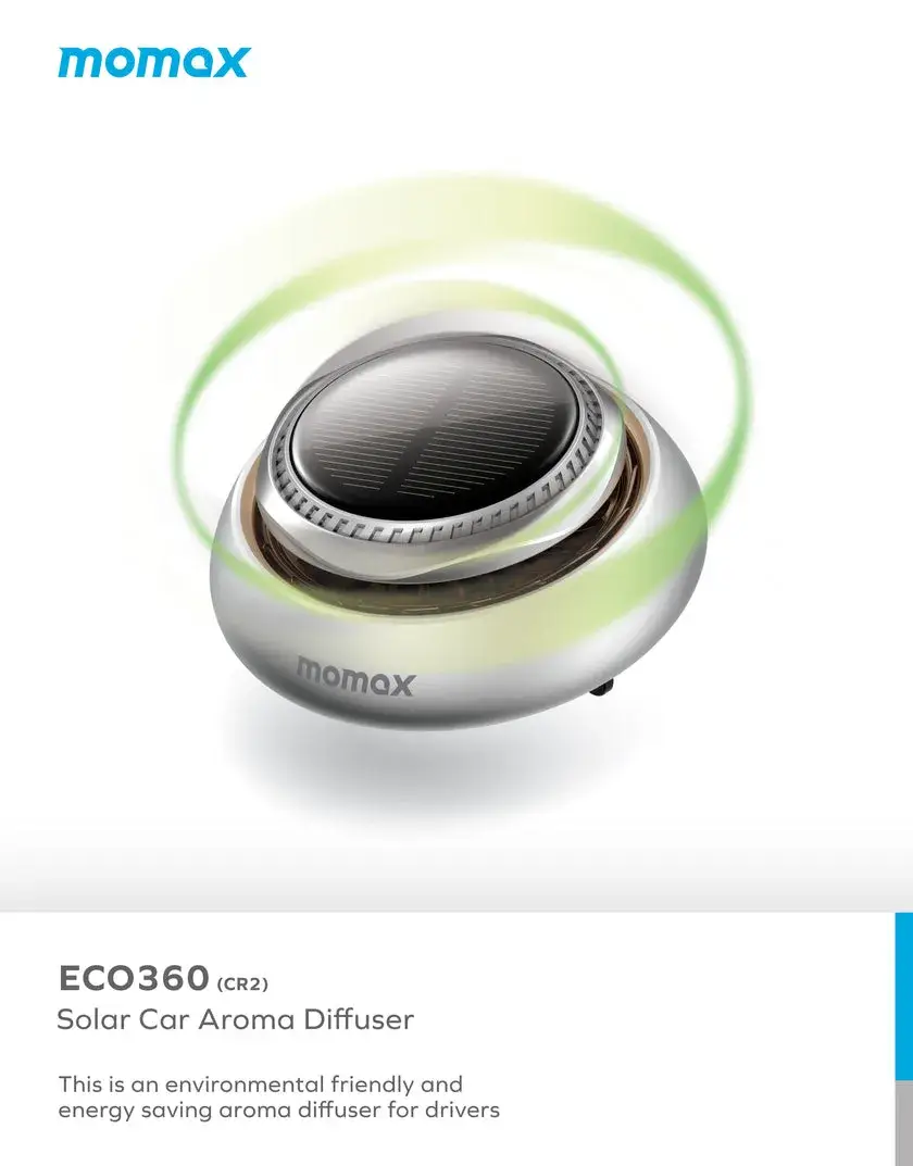 Momax Eco360 Solar Car Aroma Diffuser (CR2)