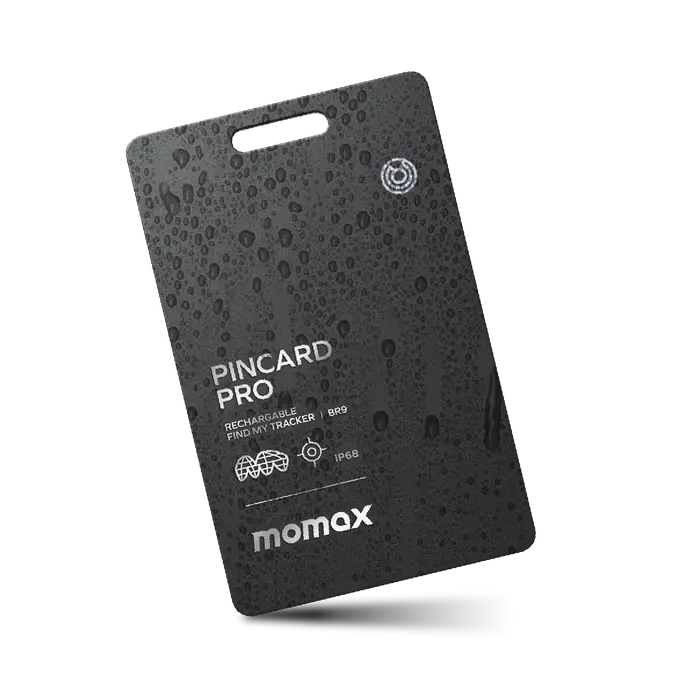Momax BR9 PinCard Pro Rechargeable Find My Tracker